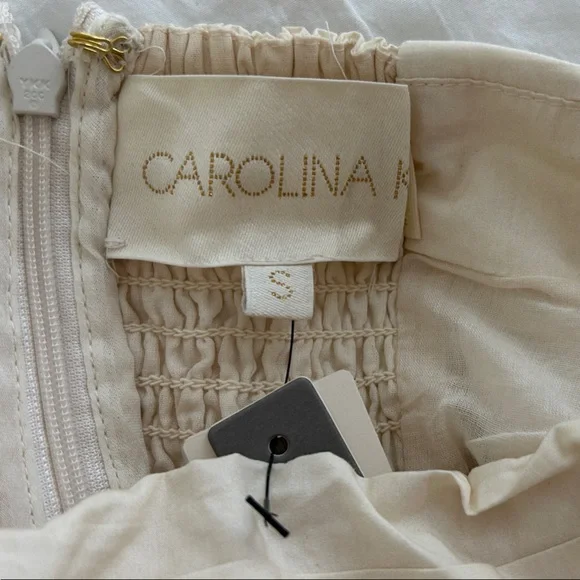 Carolina K Malla Strapless Drop-Waist Midi Dress - New with Tags - Picture 8 of 8